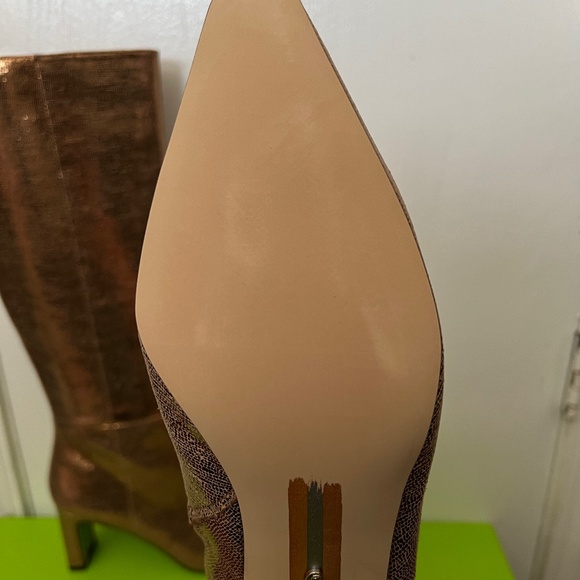 SAM EDELMAN SYLVIA WIDE CALF KNEE BOOT (DEEP GOLD)-10M - Picture 5 of 8